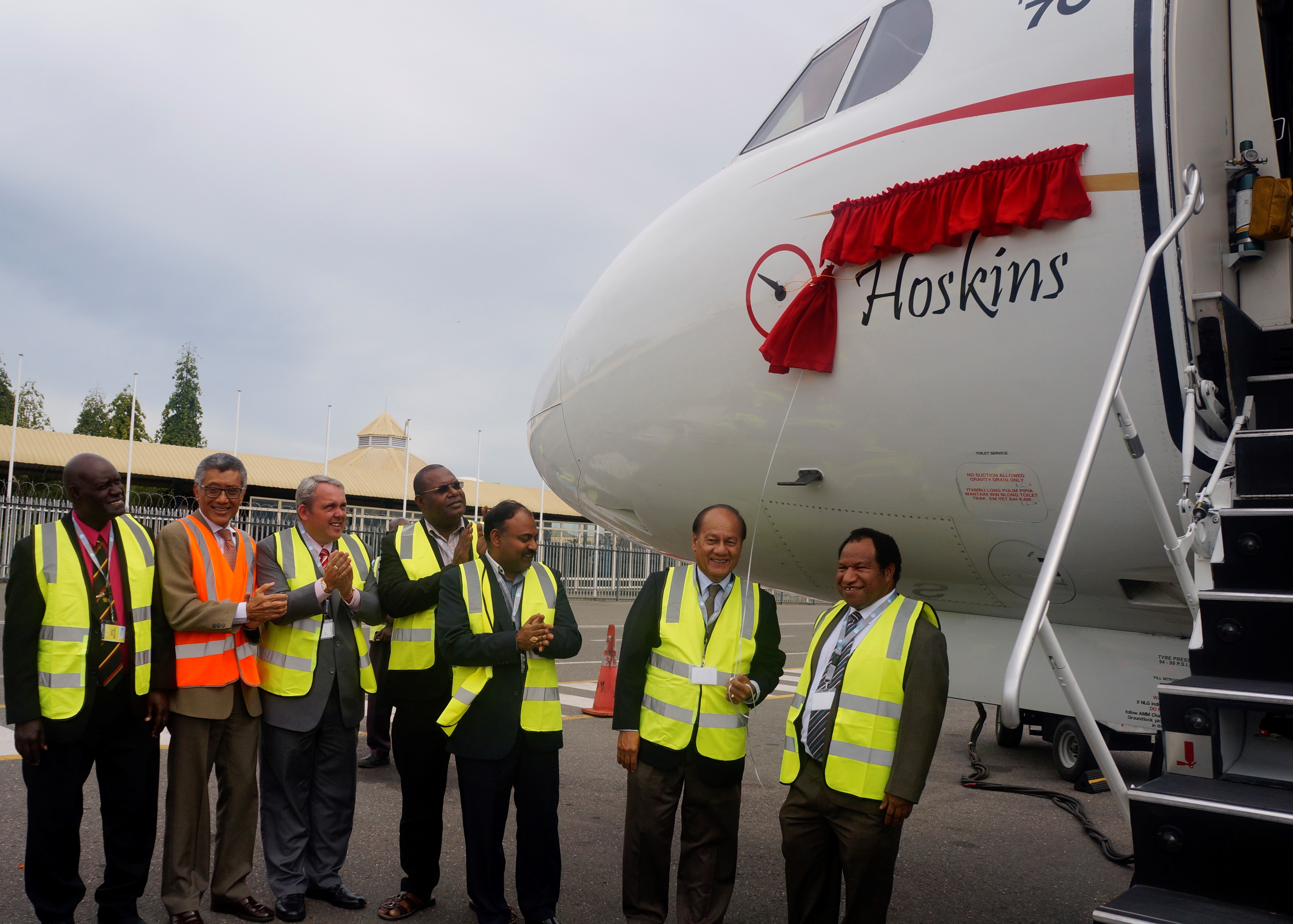 Naming of the third Fokker 70 “Hoskins?