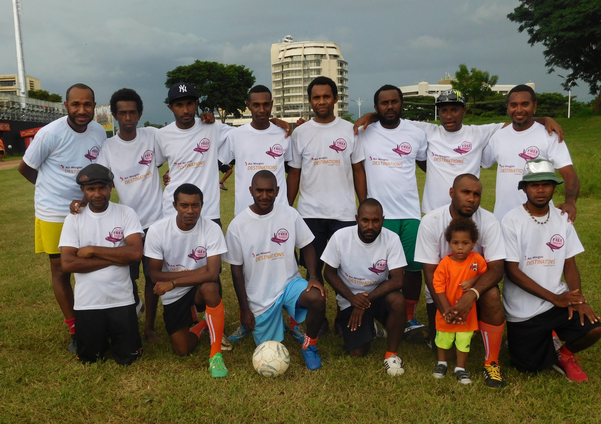 Air Niugini Mens Team won Charity Cup 2017