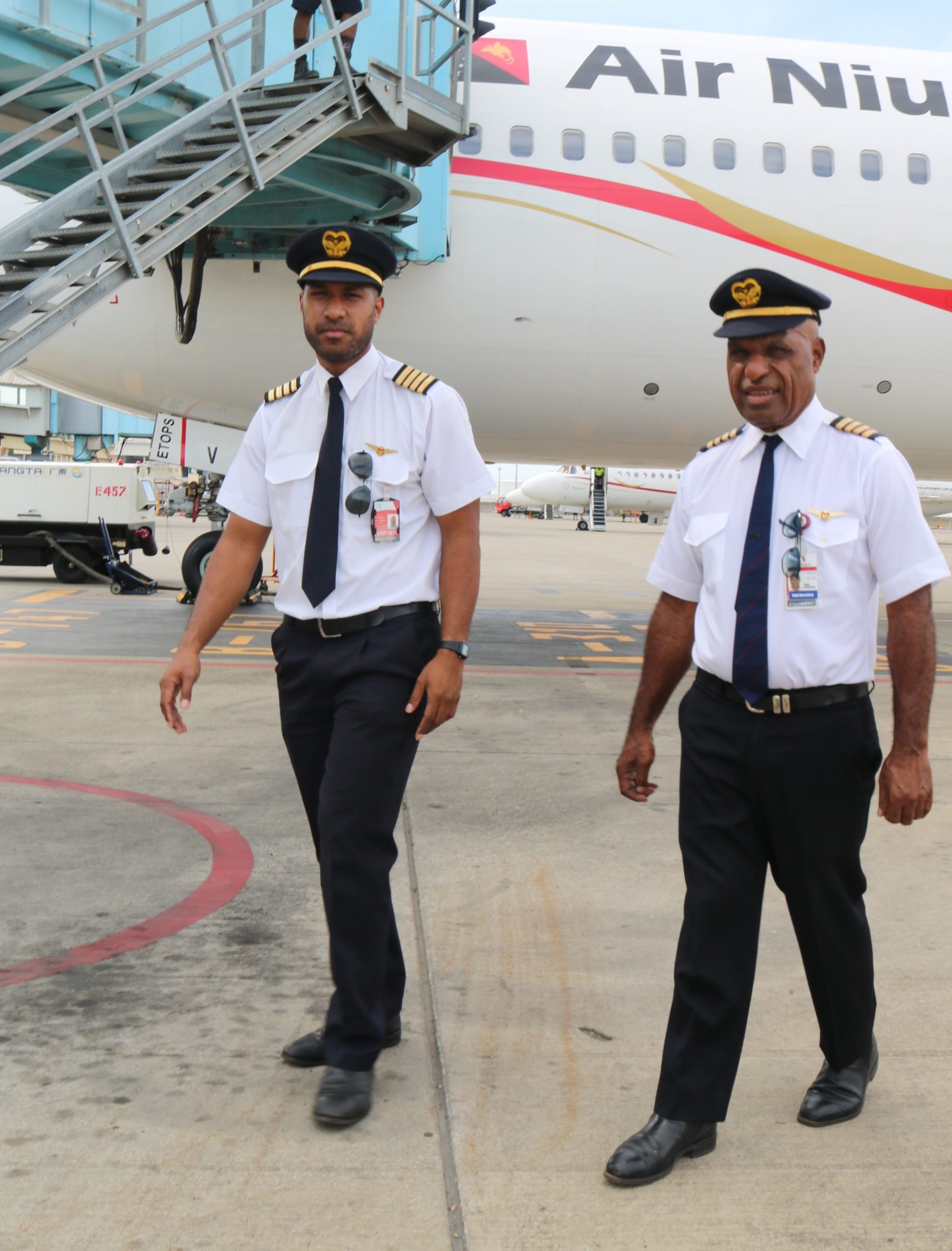 Air Niugini?s First Papua New Guinean Father And Son Captains